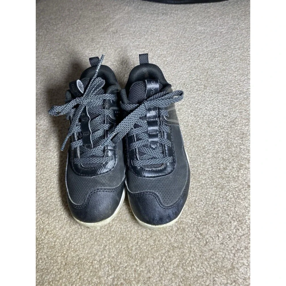 Under Armour Glyde RM Jr Youth Girls 12 Softball Cleats Black White 3024331-001